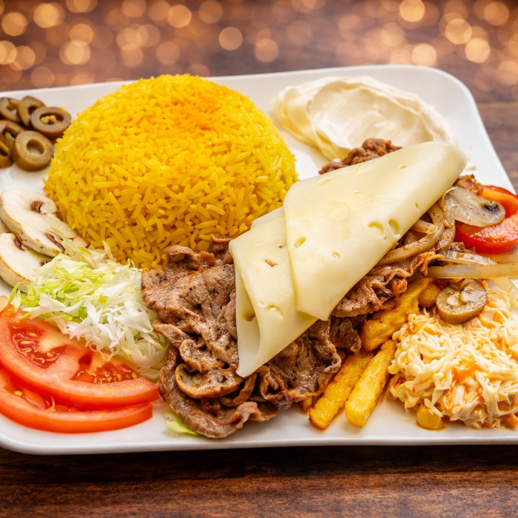 Cheese Steak Special Plate